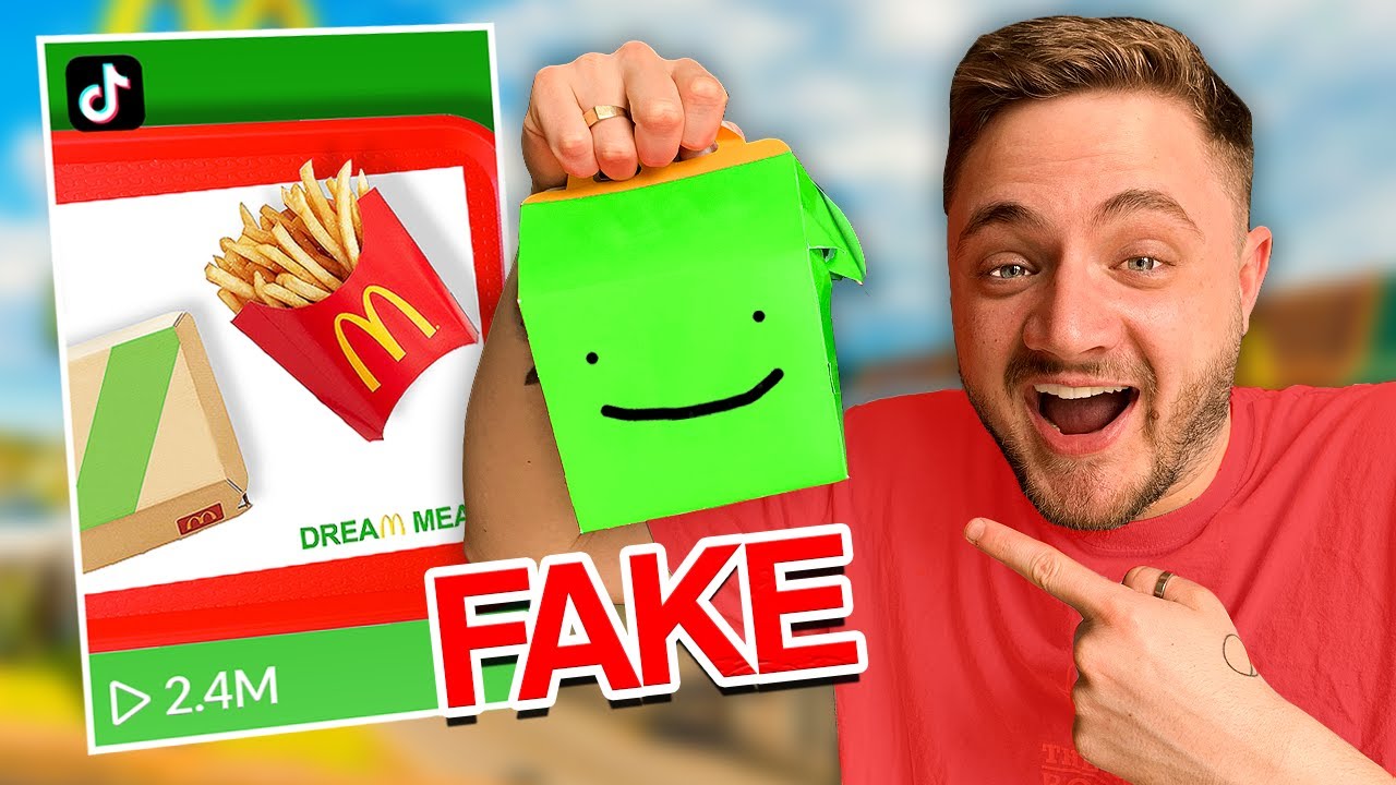 I Fooled The Internet w/ Fake Dream McDonalds Meal