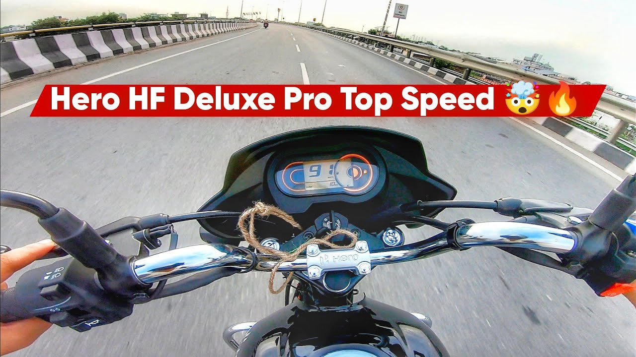 2025 Hero HF Deluxe Pro Top Speed Test 🤯🔥 | Gear Challenge | 