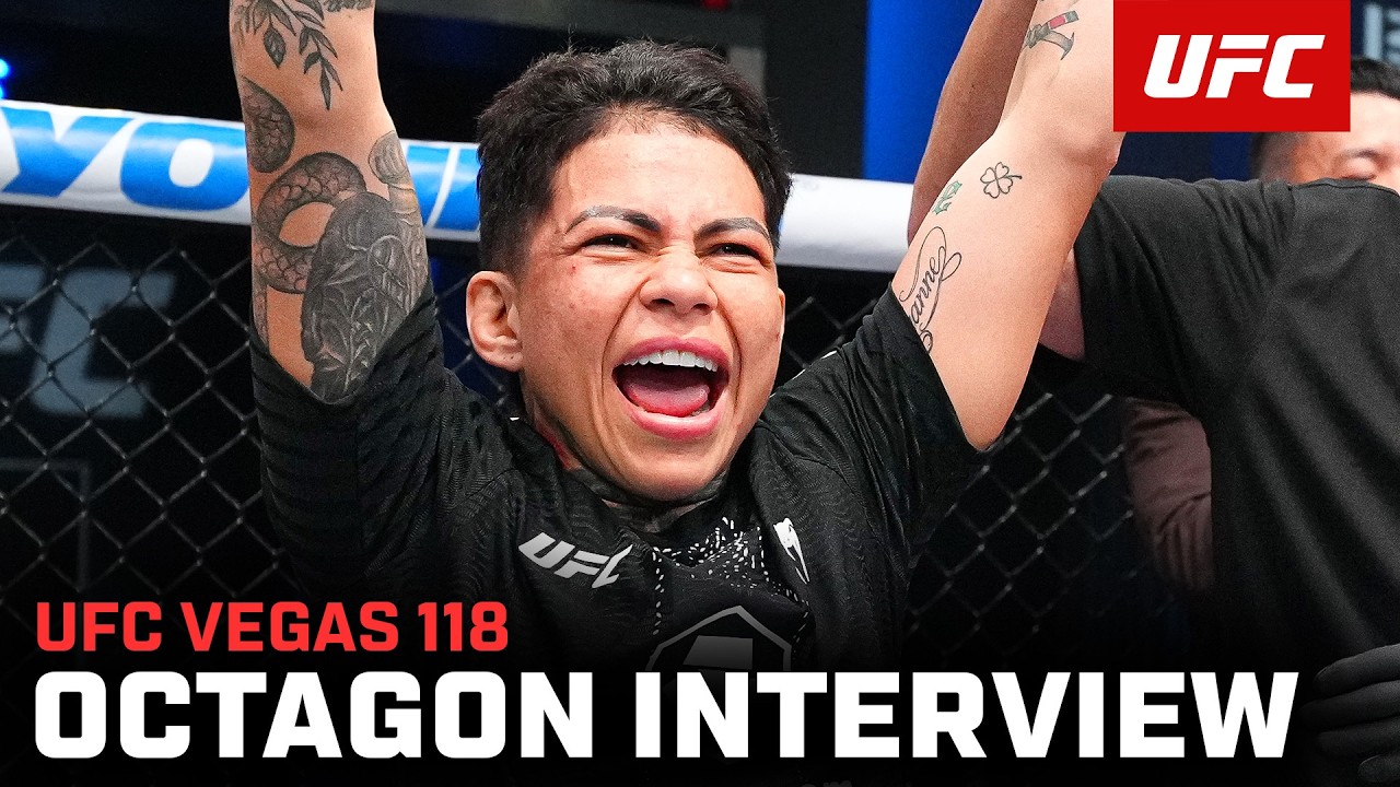 Интервью Кетлен Соузы в октагоне | UFC Vegas 118