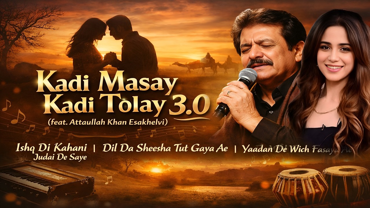 Kadi Masay Kadi Tolay 3.0 (Full Song) |Attaullah Khan Esakhelvi ft. Aima Baig |New Saraiki Song 2026
