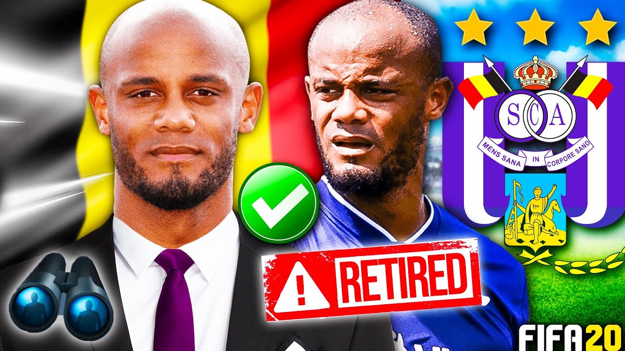 VINCENT KOMPANY ANDERLECHT YOUTH ACADEMY CHALLENGE!! FIFA 20 Career Mode