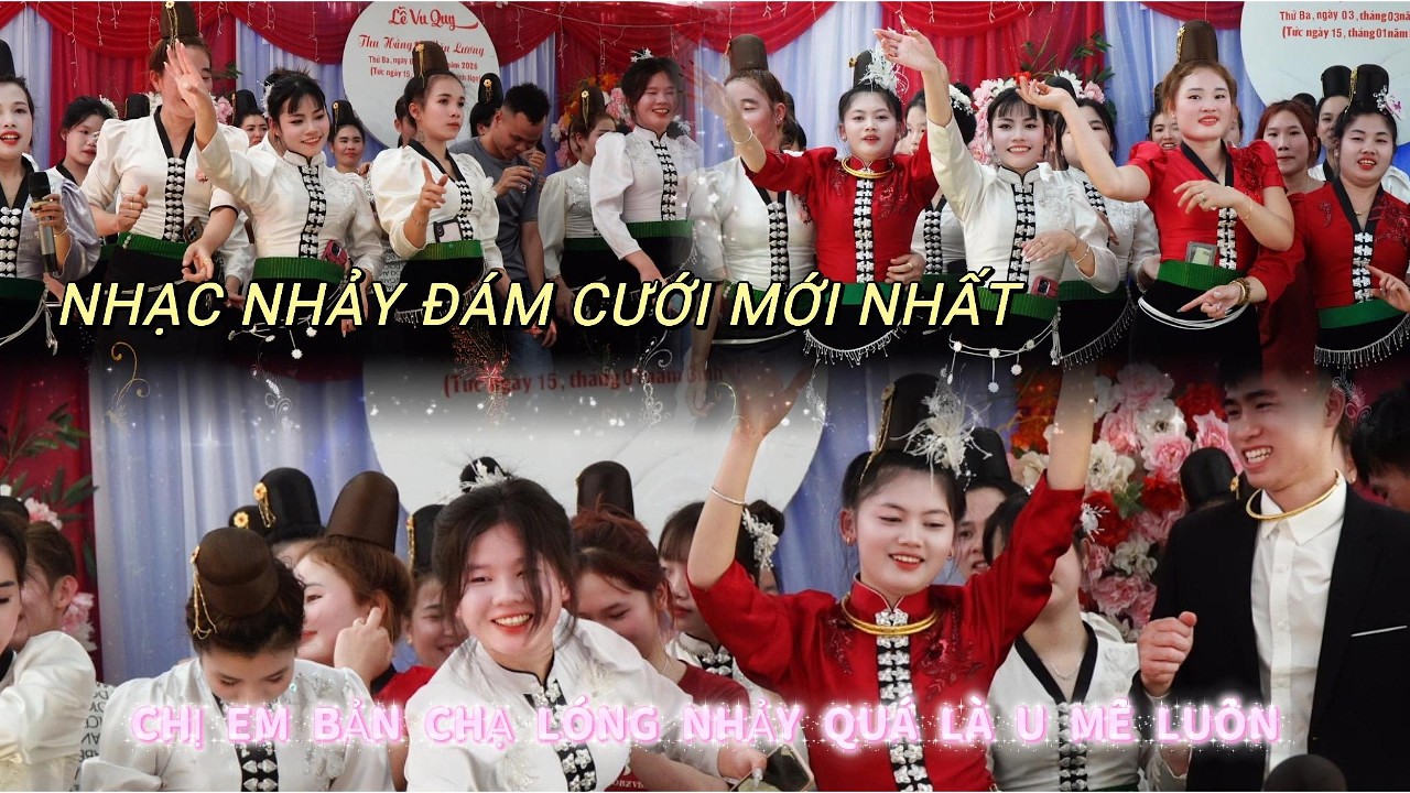 NHẠC NHAY ĐÁM CƯỚI MỚI NHẤT, NHÌN LÀ MÊ MẨM NGƯỜI XEM THU HẰNG-VĂN LƯƠNG