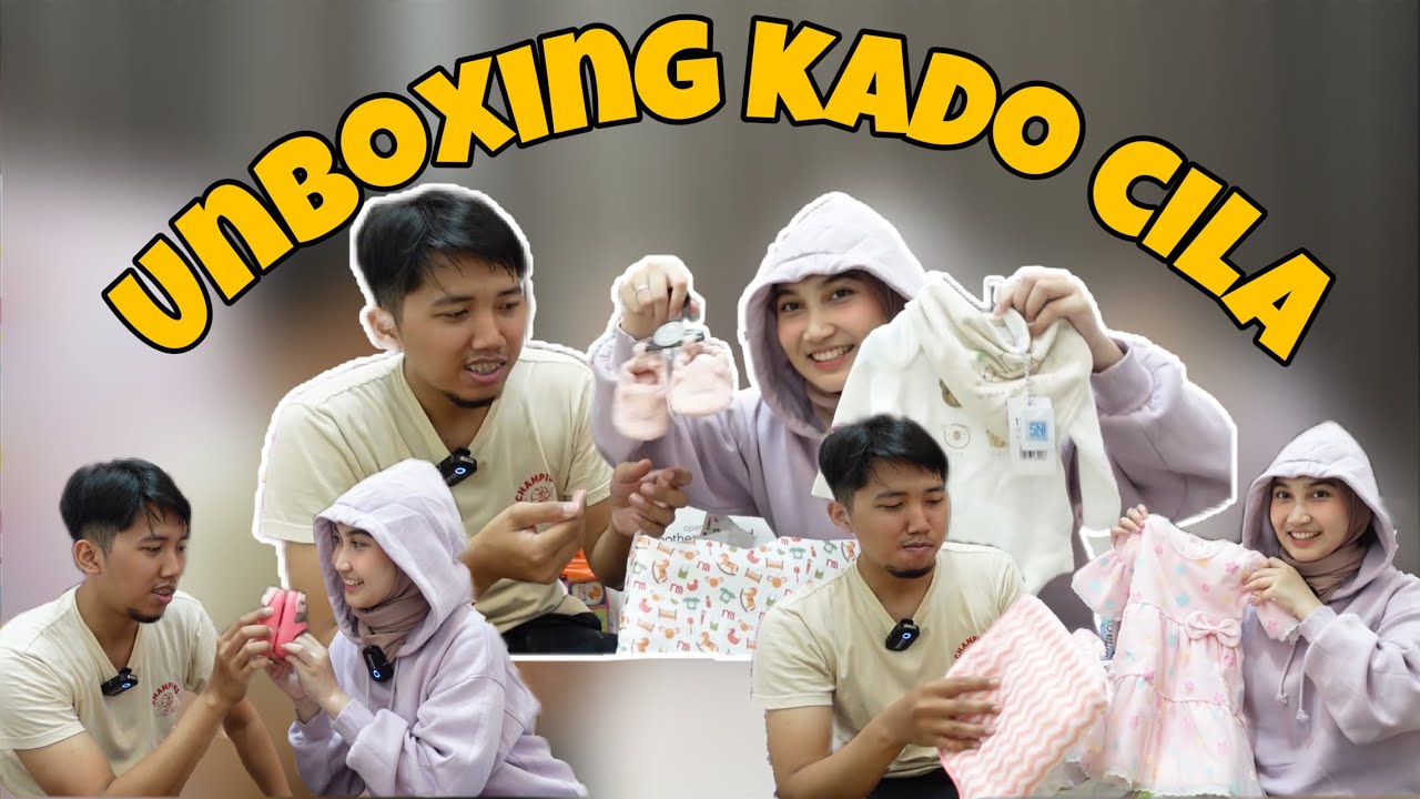 Unboxing kado anak malah ortu nya yang seneng hahaha … kado cila lucu2 banget❤️