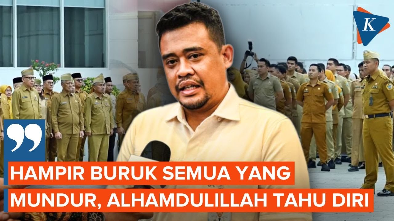 6 Pejabat Sumut Mundur, Bobby: Alhamdulillah Tahu Diri