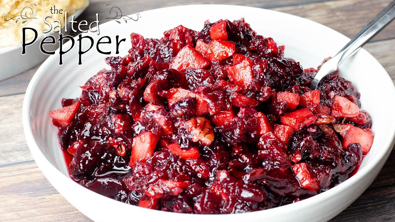 Cranberry Apple Chutney ~ Pressure Cooker Recipe