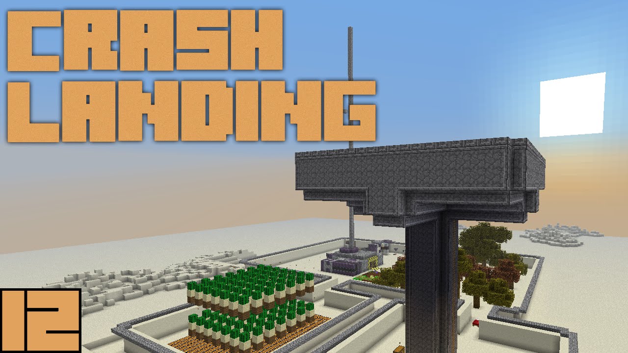 Minecraft Crash Landing - Mob Farm [E12]
