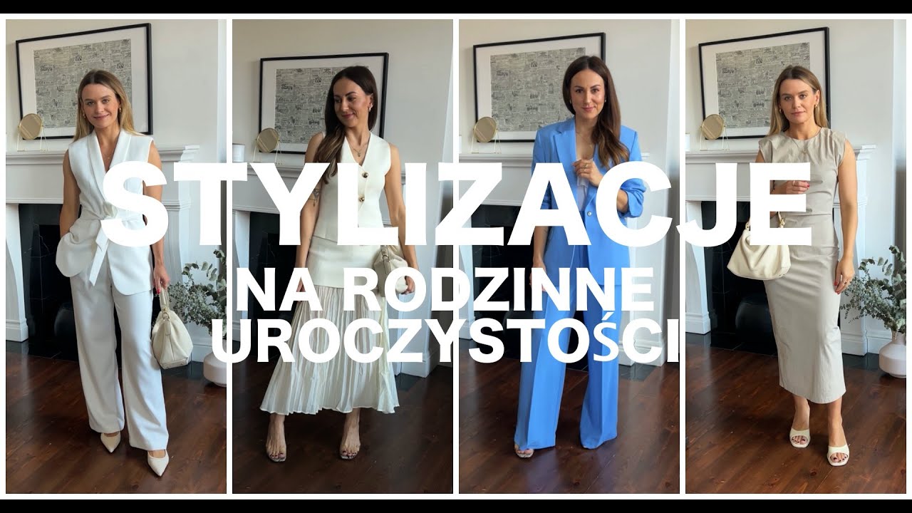 stylizacje na rodzinne uroczystości I co ubrać na komunię, chrzciny czy urodziny?