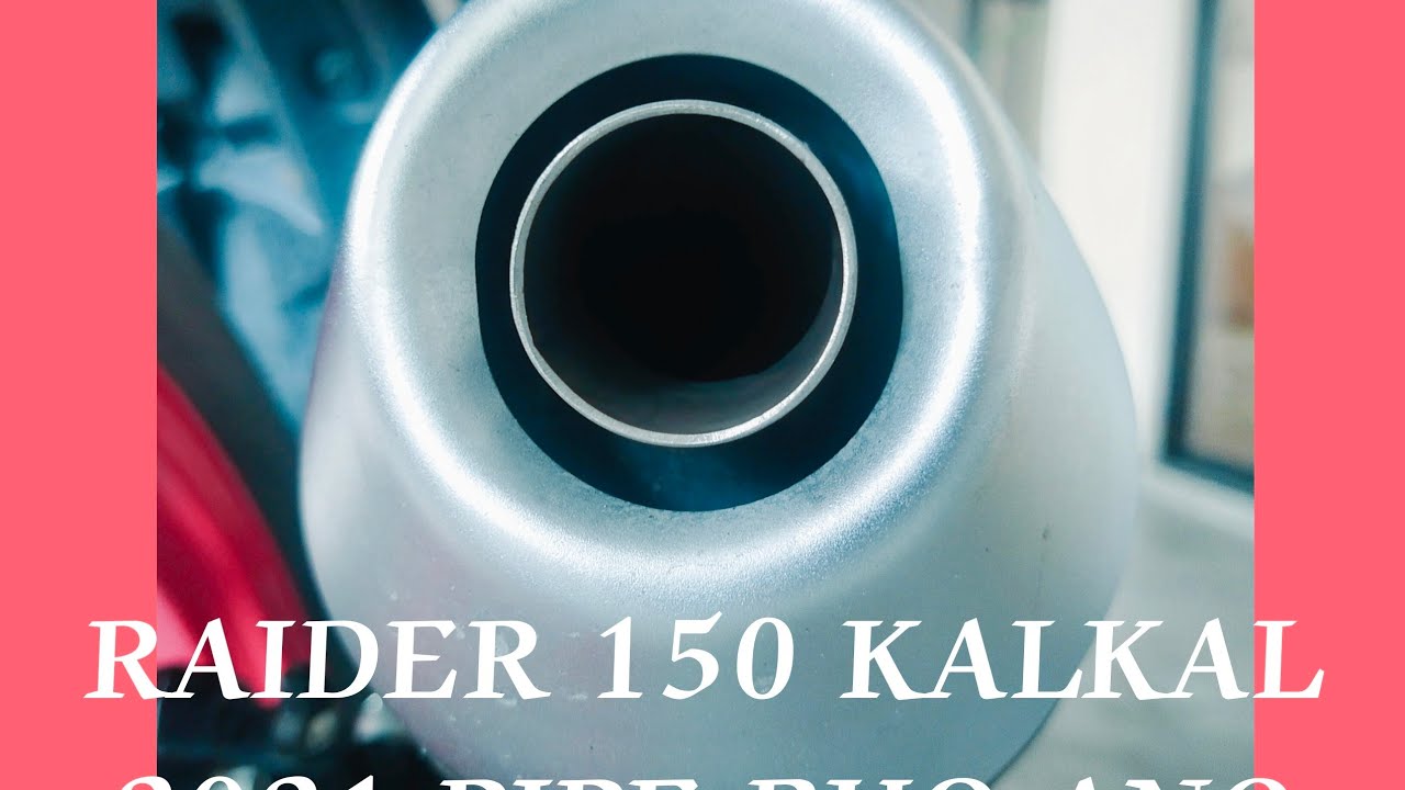RAIDER FI 150 2021 KALKAL BEST PIPE