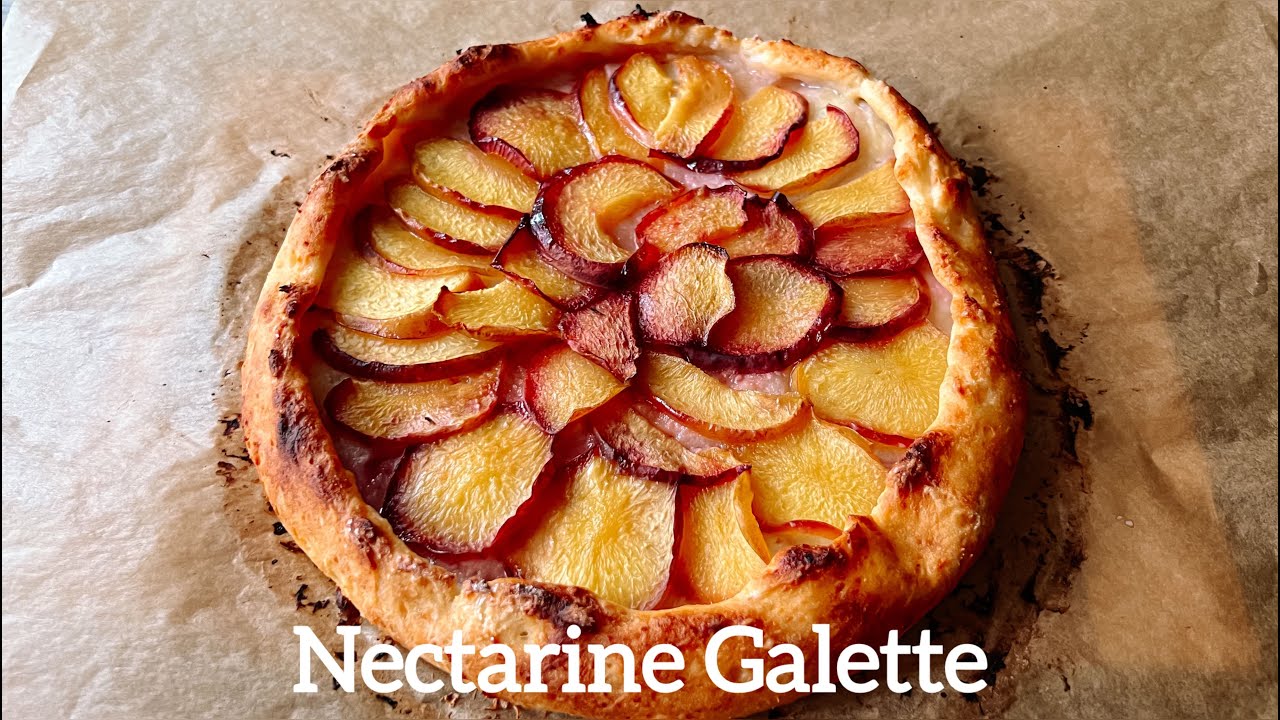 Nectarine Galette Recipe - How to make galette with nectarine?