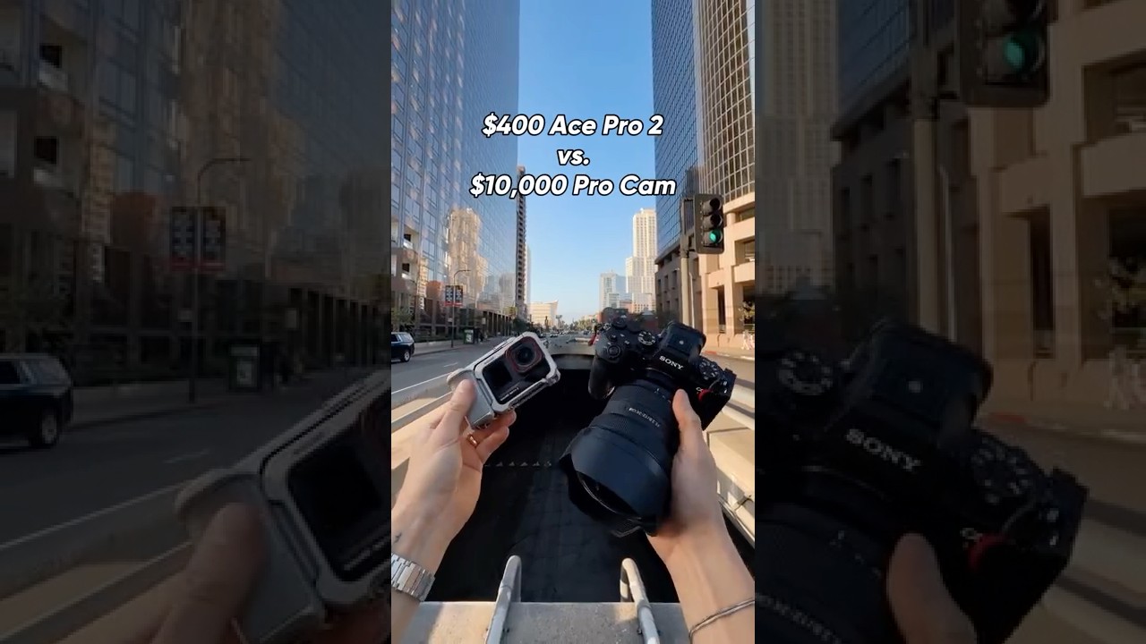 Insta360 Ace Pro 2 vs $10K Pro Camera 😳 8K Street Photography Test &mdash; Can You Tell the Difference?