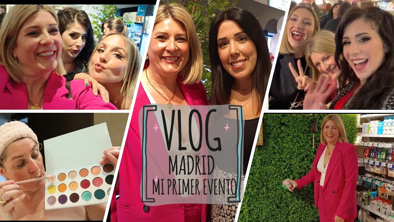 ✈️VLOG mi PRIMER EVENTO en MADRID, 🫶🏻conociendo INFLUENCERS🥰