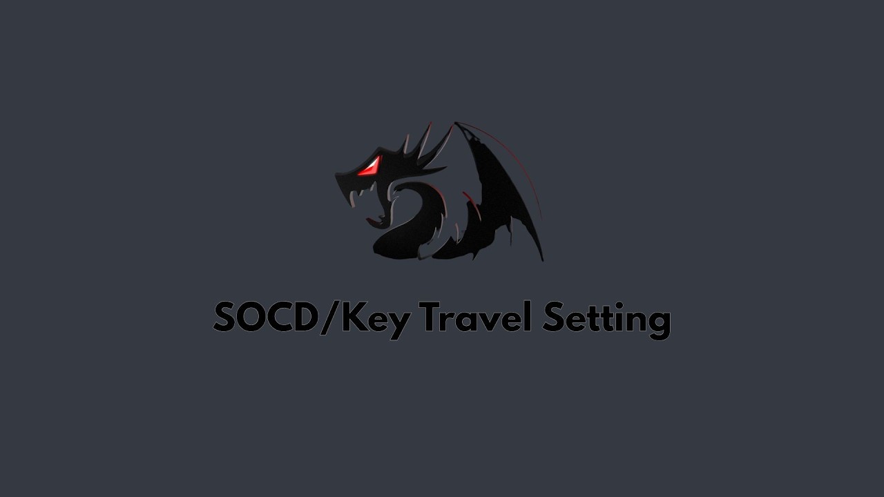 SOCD и Rapid Trigger &ndash; Учебное пособие по магнитной клавиатуре Redragon