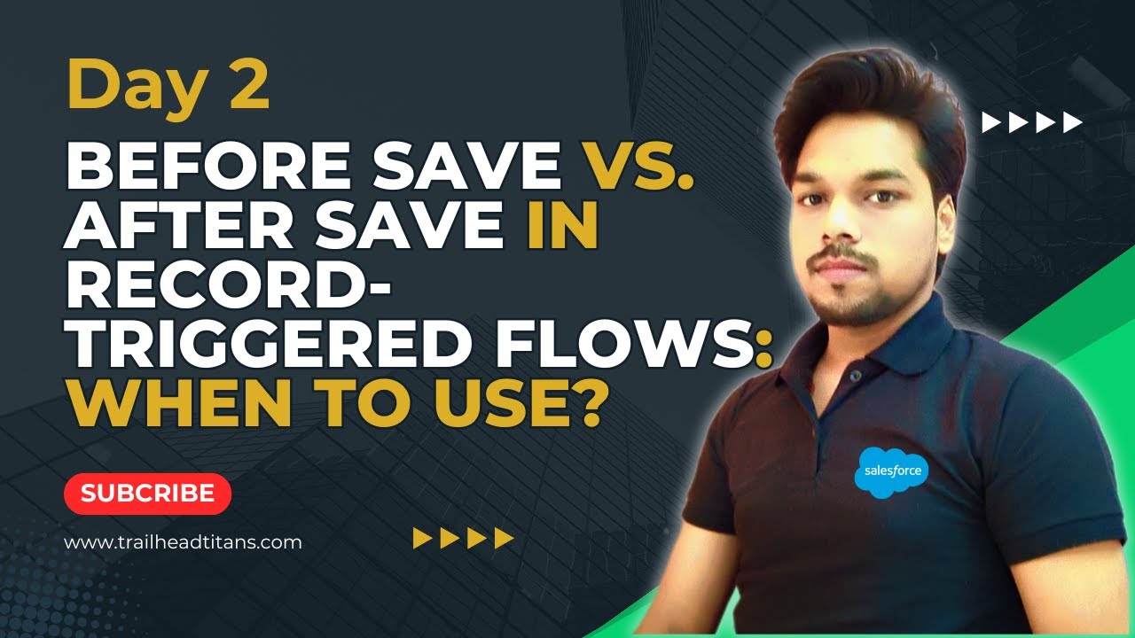 Before Save vs After Save: Which Record Triggered Flow To Use