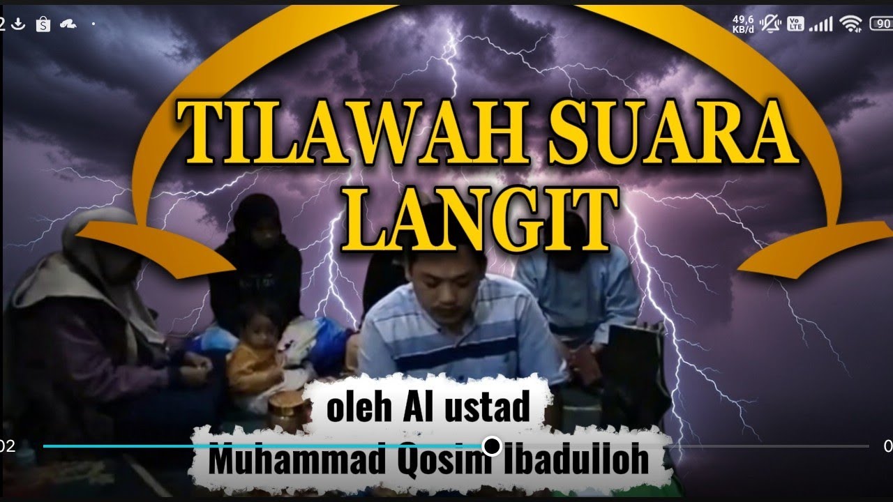 Tilawah surat Al Infitar suara melengking Al Ustadz Muhammad Qosim