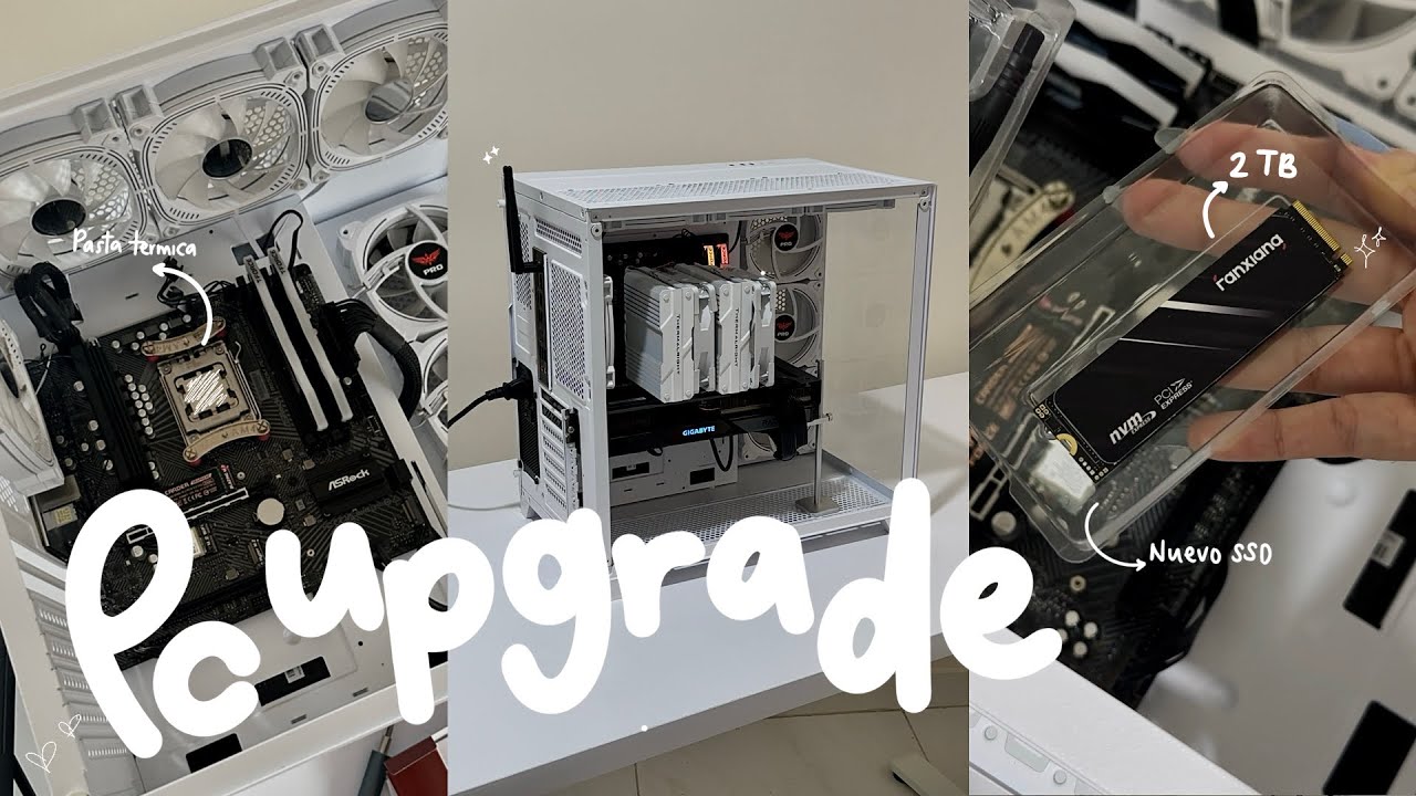 Limpieza a mi pc + nuevo almacenamiento + cambio de pasta térmica