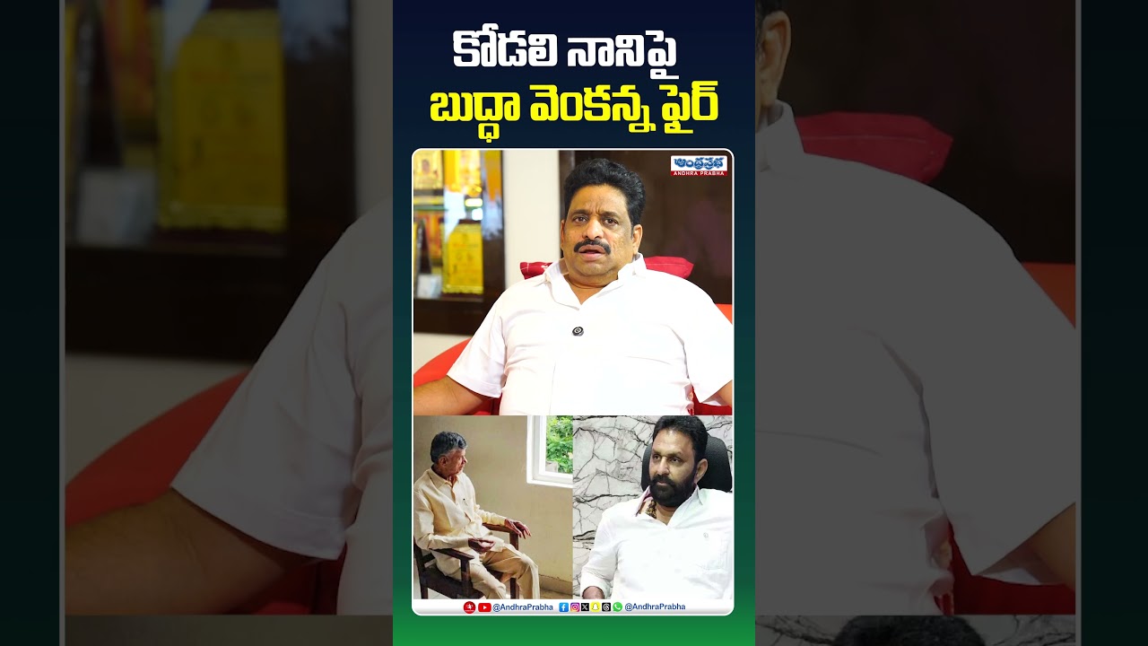 కొడాలి నాని పై బుద్ధా వెంకన్న ఫైర్ | Buddha Venkanna Fires On Kodali Nani | Tdp Party | Ap Politics