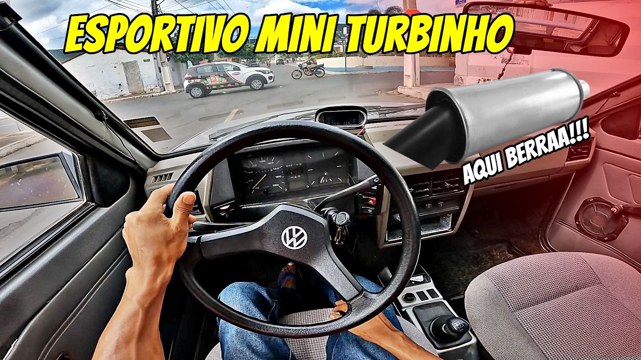 ESCAPE ESPORTIVO MINI TURBINHO NO GOL QUADRADO CHT! MOENDO TUDO!