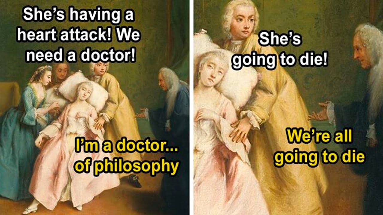 Iconic And Chaotic Classical Art Memes To Help You Forget Your Problems For Today | Humor Sweet