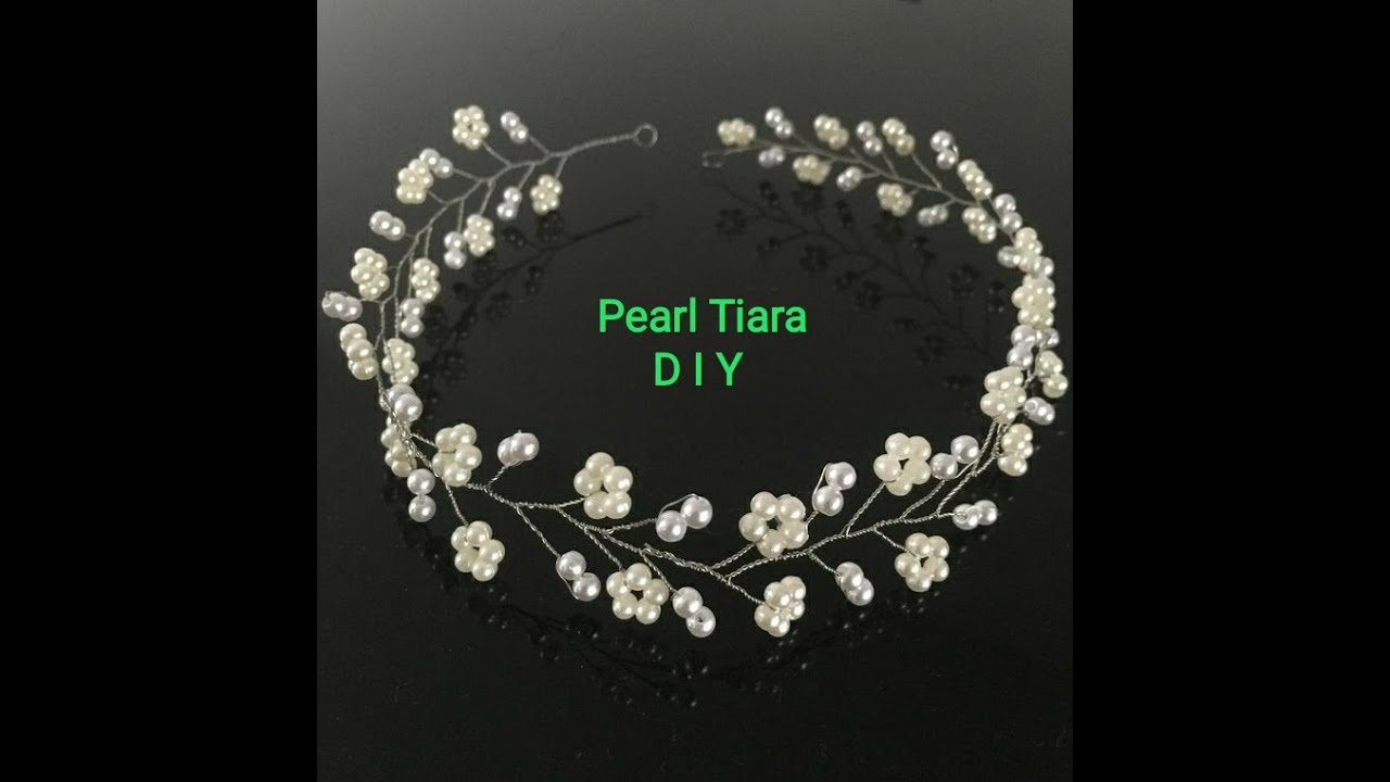 How To Make Hair Vine Bridal Accessory Headband Tiara Crown DIY Simple Tutorial