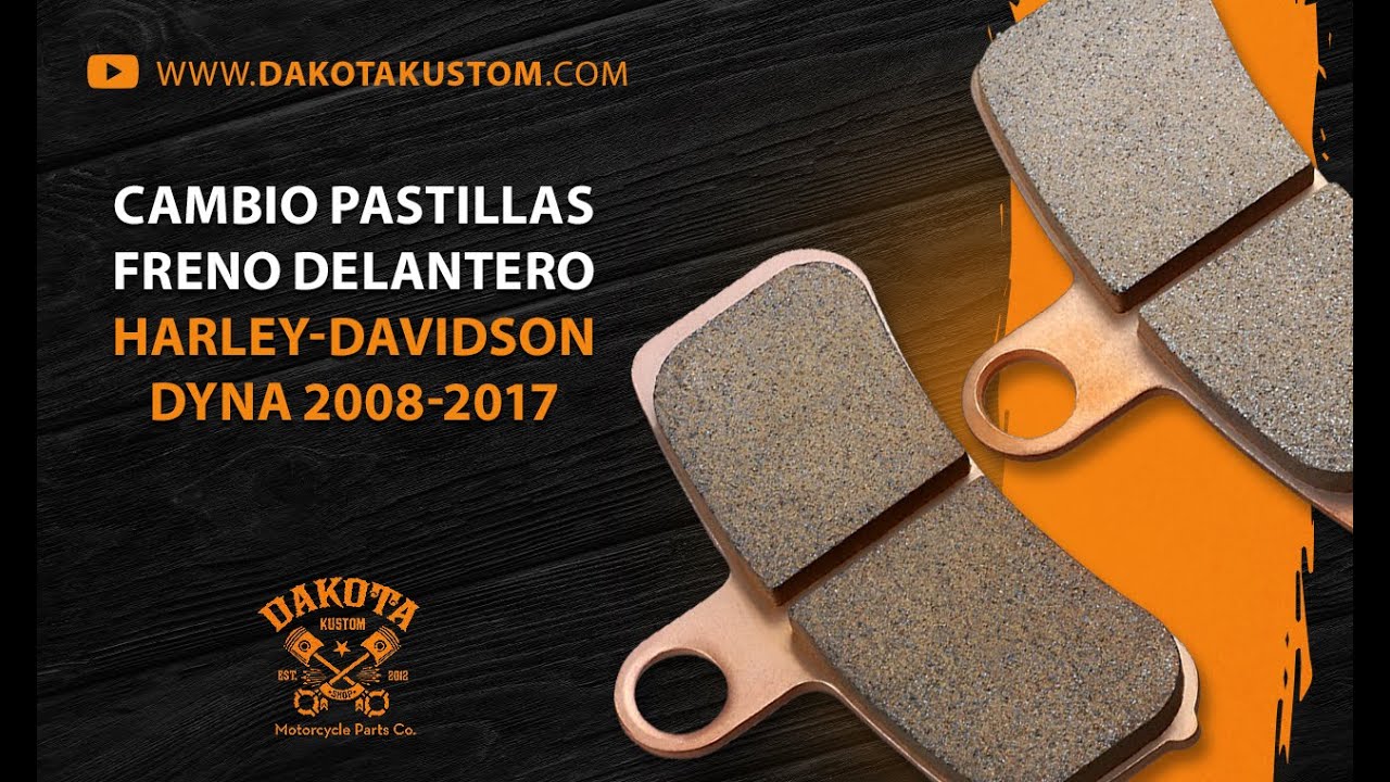 Cambio Pastillas Freno Delantero Harley-Davidson Dyna 2008-2017 - Dakota Kustom