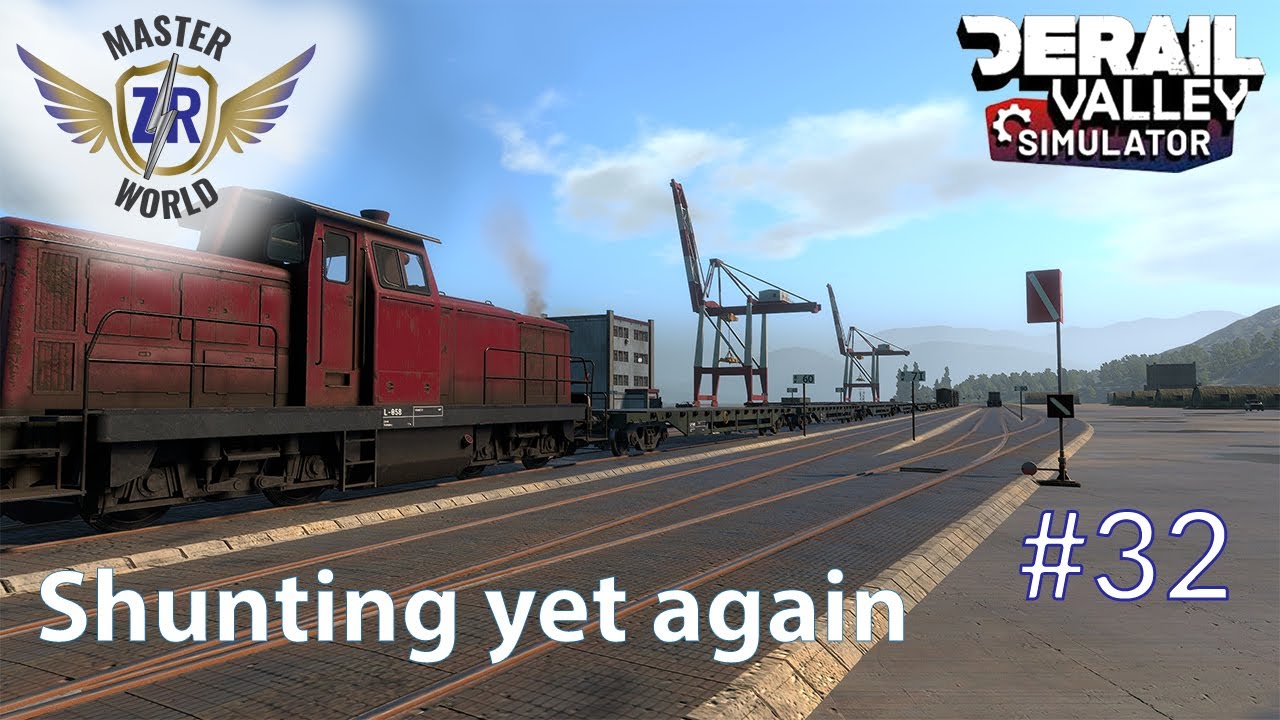Military Shunting at the Harbour - Realistic Career - Derail Valley Simulator - #32