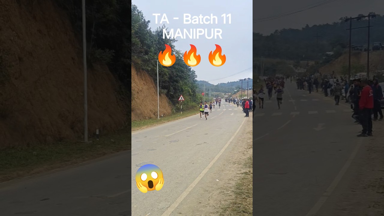 TA running Ccpur District 🔥😱 #viral #kukindians #kuki #army #armylover #territorialarmy