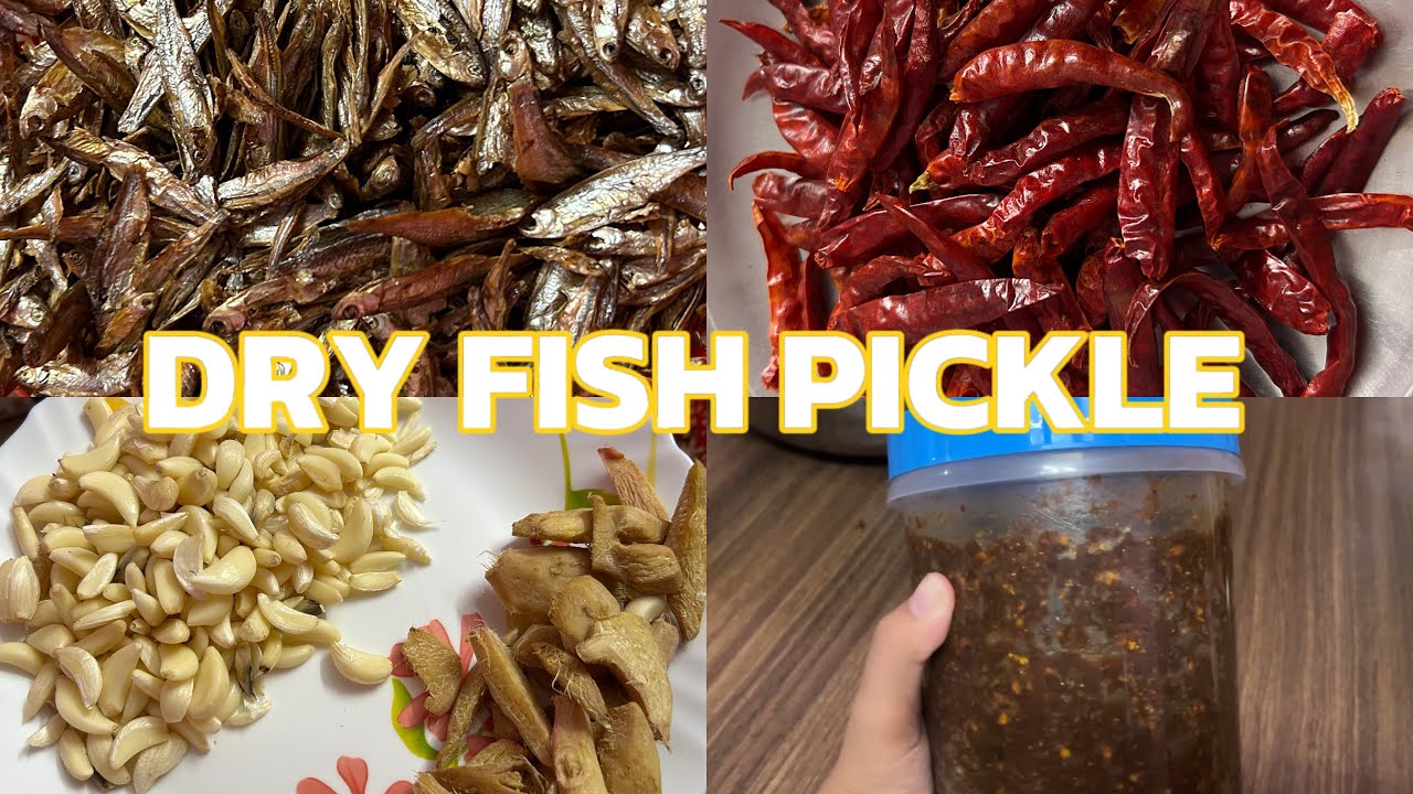 Dry Fish Pickle Recipe 😋// #dryfish #pickle #foodie #daily vlog #viral