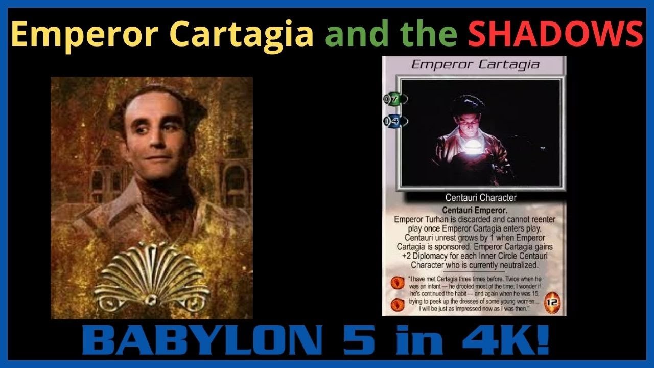 Babylon 5 - Emperor Cartagia and the Shadows - 4K -