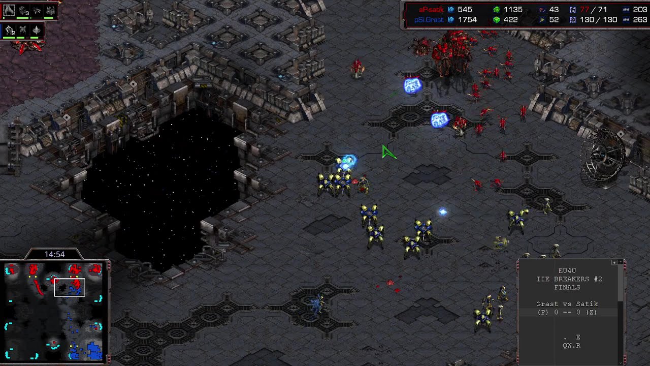 [EU4U] Tie Breaker Series #2: Finals - [P]Grast vs [Z]Satik
