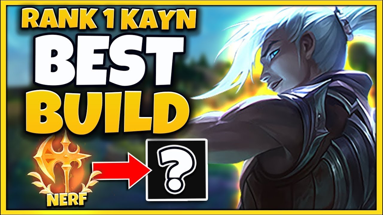 #1 KAYN WORLD NEW BEST BUILD POSSIBLE (CONQUEROR NERFED) - League of Legends