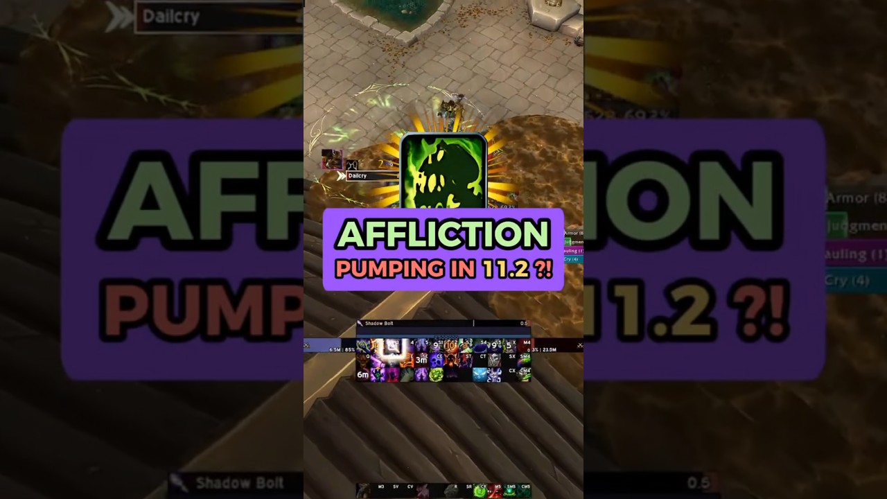 Is Affliction Warlock good in 11.2? 🙀 #mythicplus #worldofwarcraft