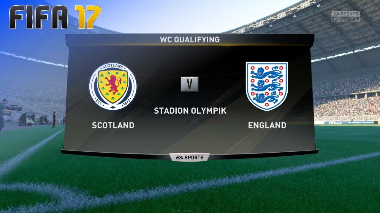 FIFA 17 - Scotland vs. England @ Stadion Olympik