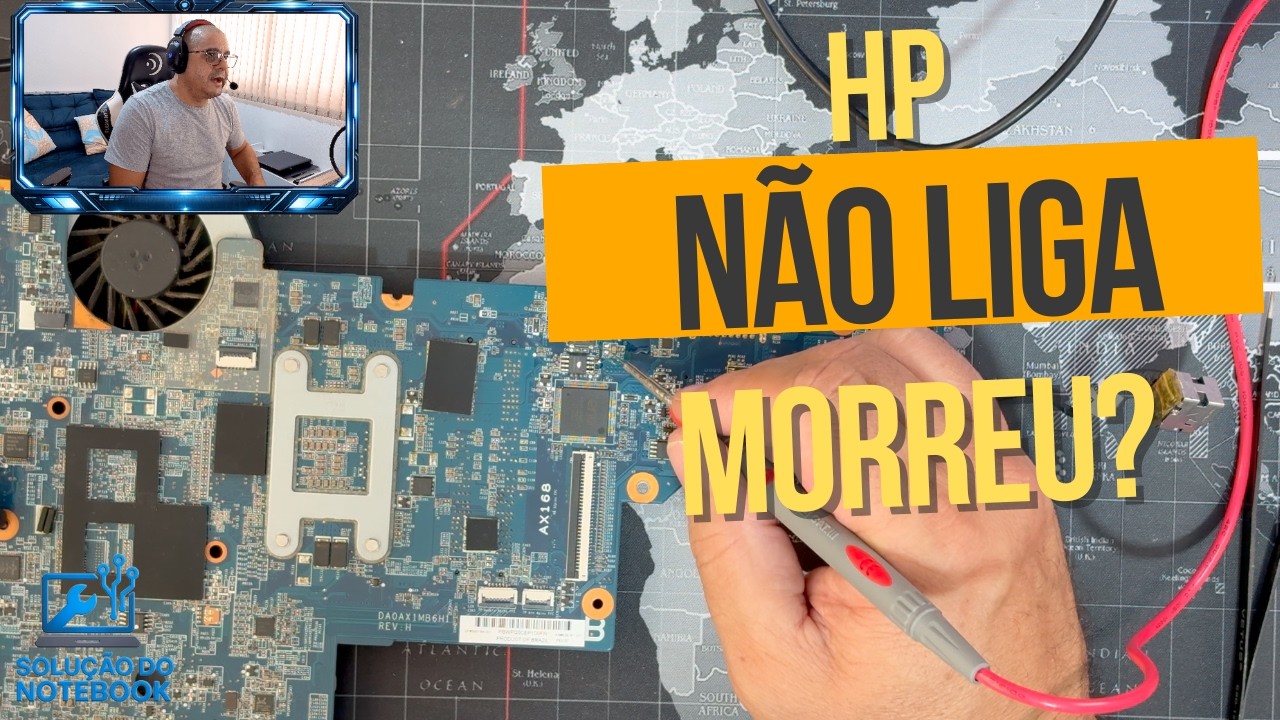 Notebook HP || NÃO LIGA|| MORREU g42  #soluçaodonotebook