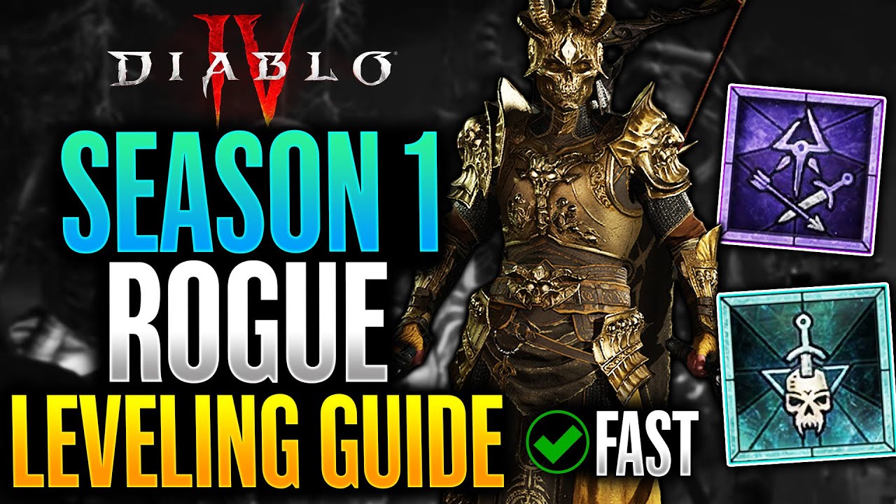 Diablo 4: Season 1 - Shadow Twisting Blades Rogue Leveling Build Guide (Level 1-50) in 5 HOURS!