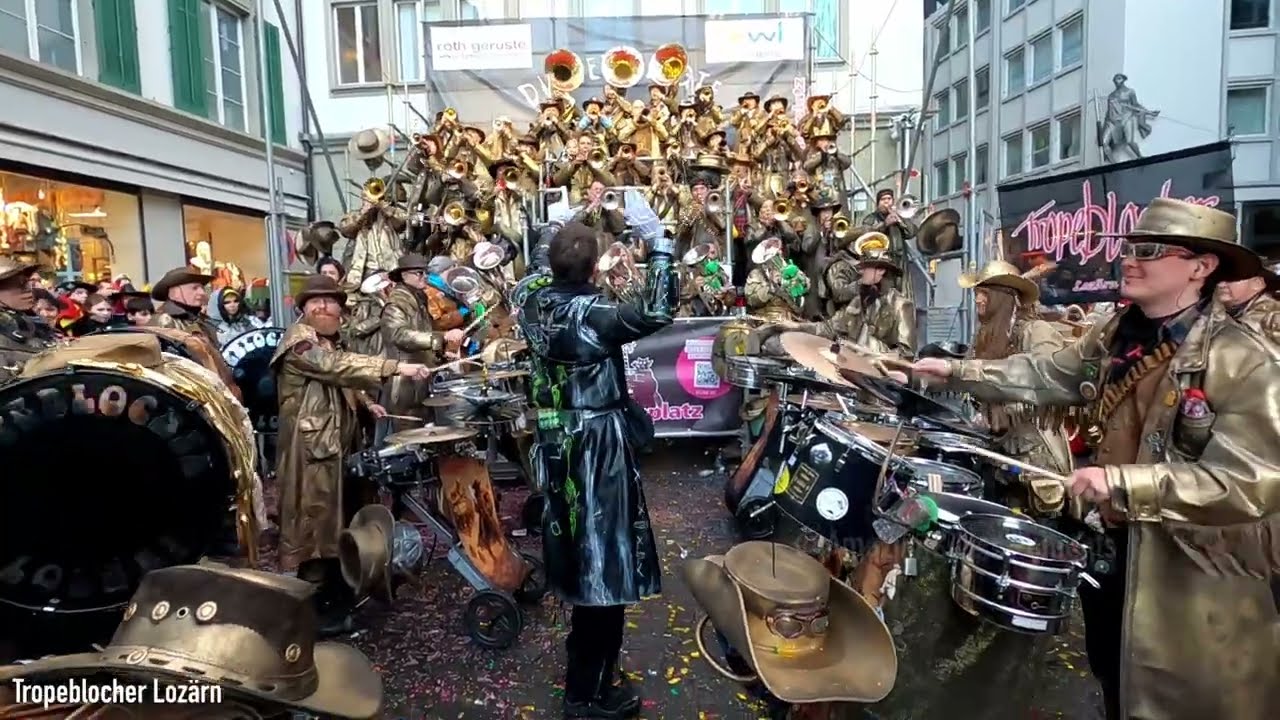 Guggenmusik Tropeblocher Lozärn 2026 🎉 Fasnacht Luzern