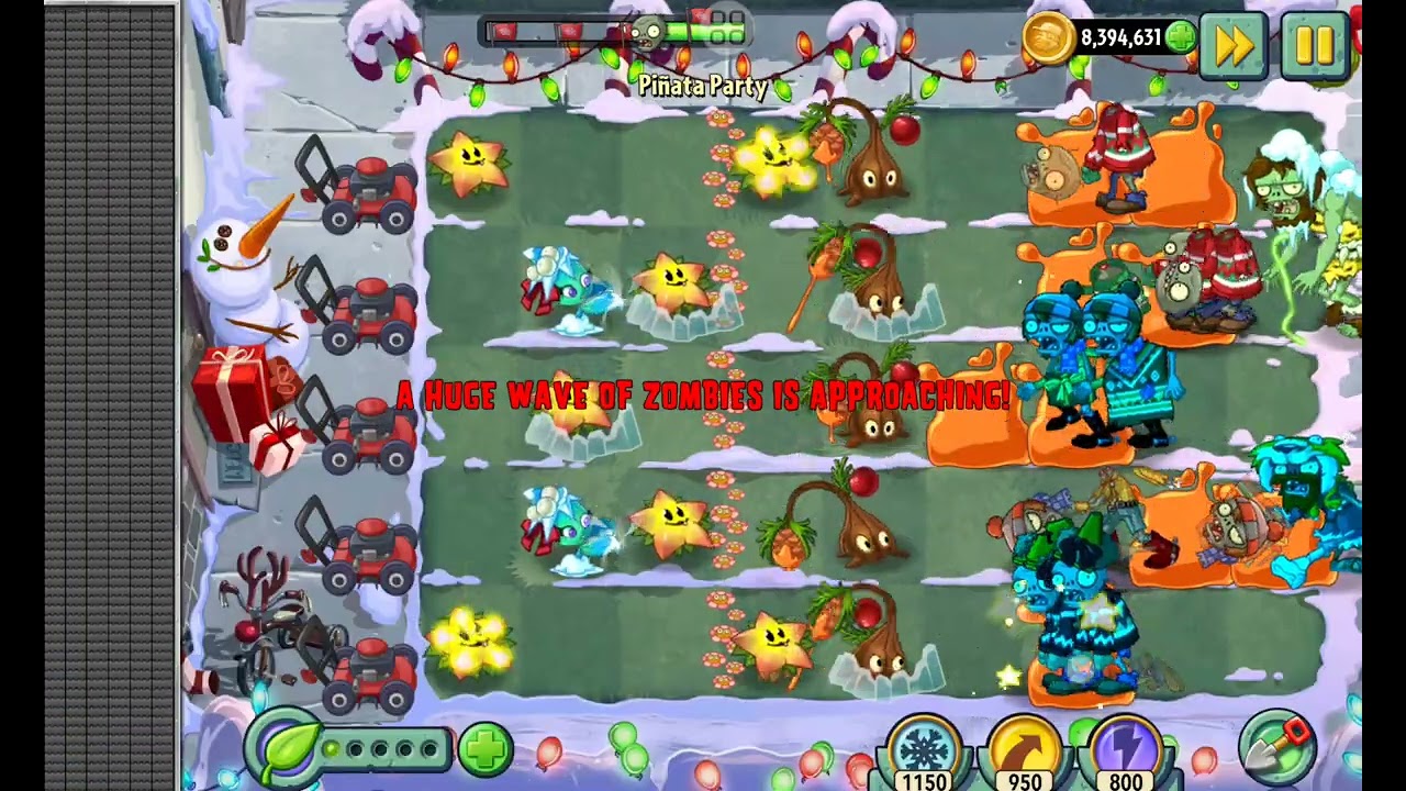 Plants Vs Zombies 2 - Piñata Party Goals