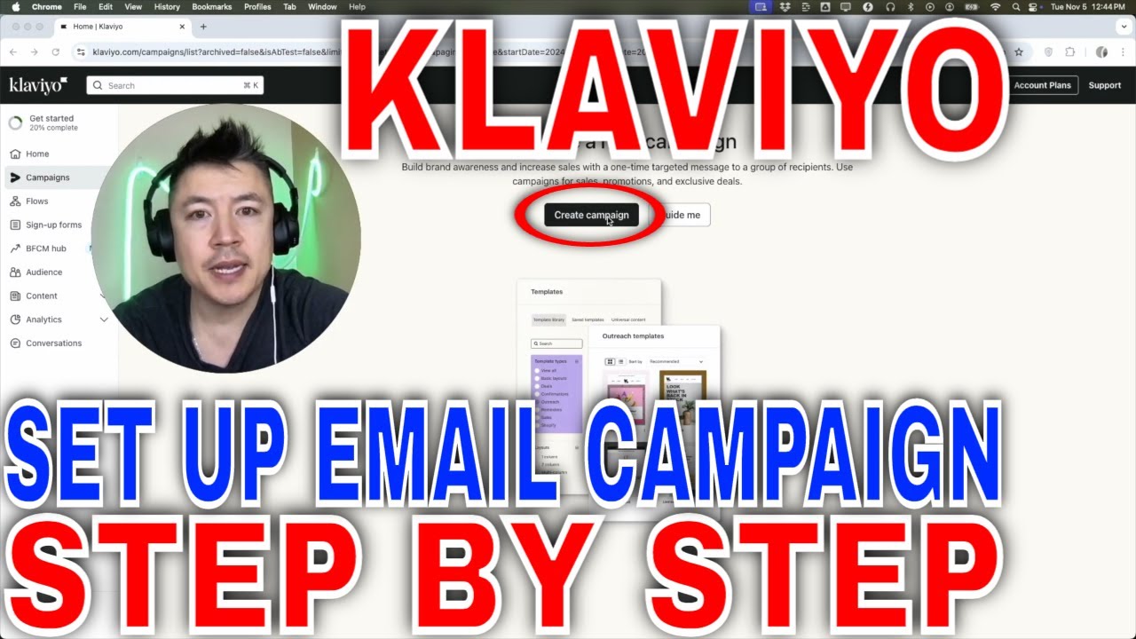✅ Как настроить email-кампанию в Klaviyo 🔴