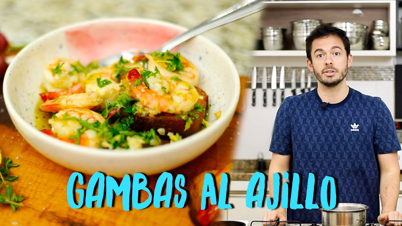 GAMBAS AL AJILLO, FÁCIL E SIMPLES :: SÉRIE CLÁSSICOS ESPANHA :: UNDERCHEF