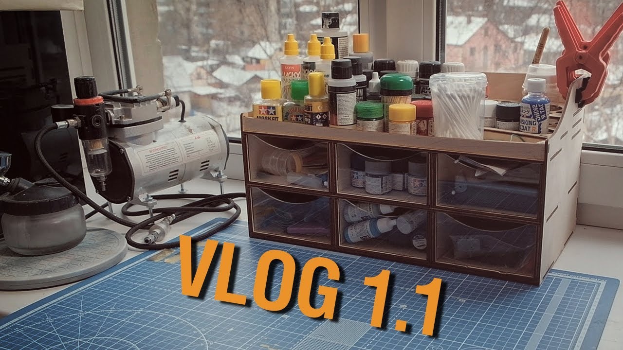 VLOG 1.1 | Уголок моделиста / отзыв о Work Station №2 от WinModels