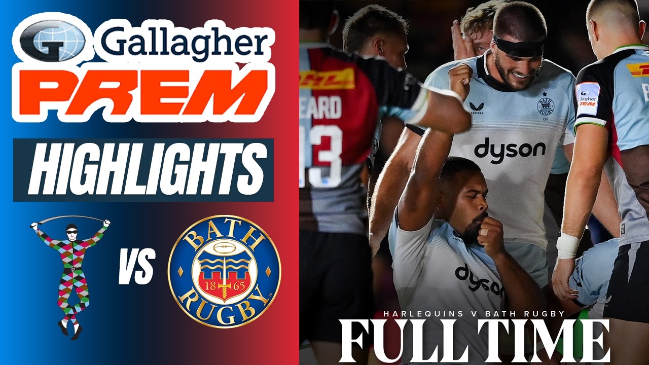 Harlequins &mdash; Bath Rugby | ЛУЧШИЕ МОМЕНТЫ МАТЧА | Gallagher PREM по регби 2026/27