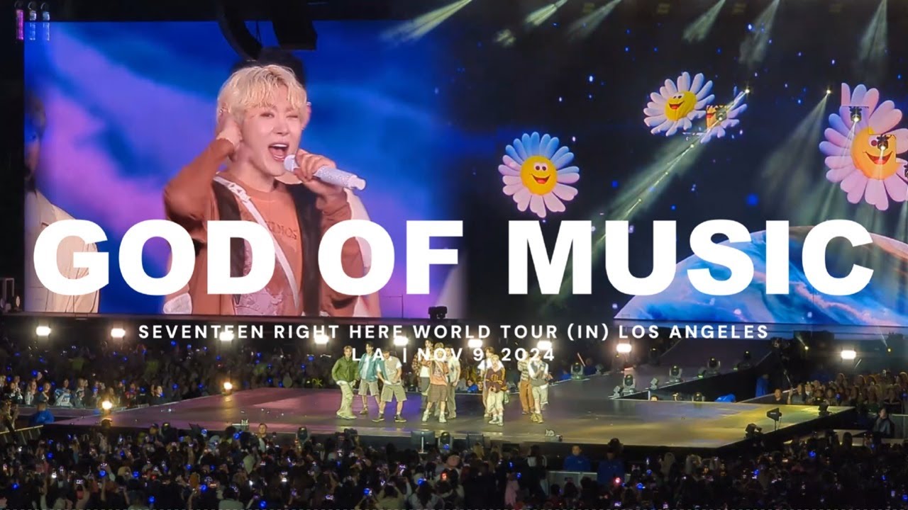 💎 241109 Seventeen 'God of Music' (음악의 신) in LA | Right Here World Tour | Los Angeles 110924 | 4K