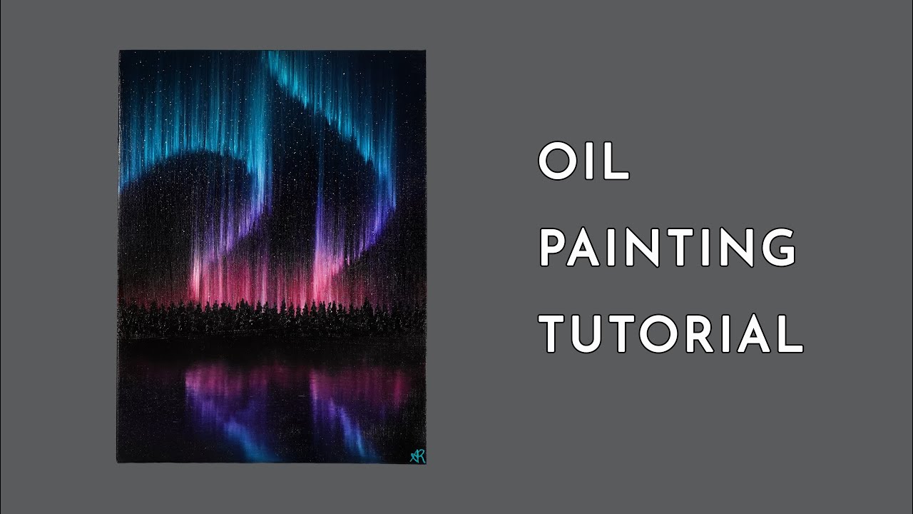 Forest Lake Oil Painting Tutorial