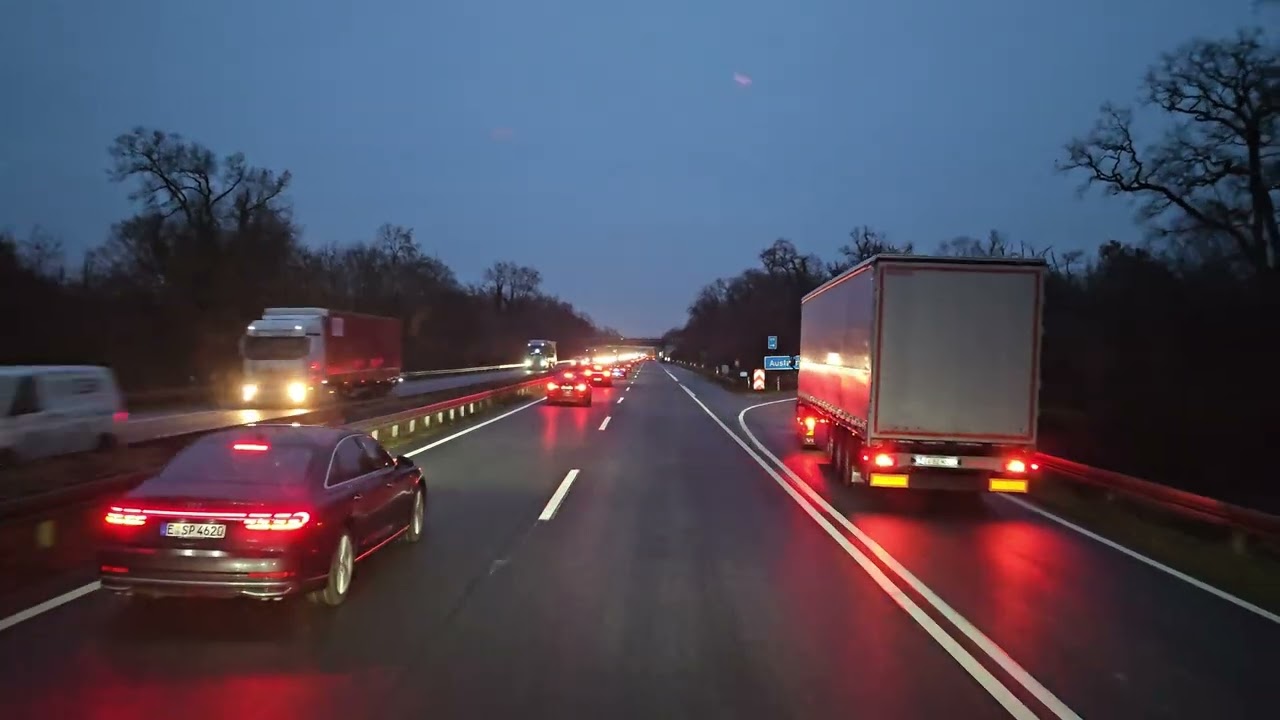 533 4K POV Real Driving Germany A67 to Gross Gerau to Wallerdstadten to Geinsheim am rhein