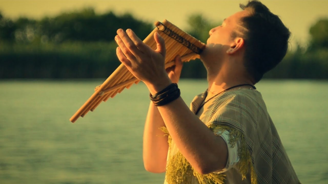 Флейта Пана Барабан и Скрипка Релакс музыка Камыш на ветру Pan Flute Drum and Violin Relax music