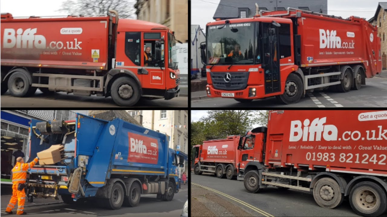 Biffa Trade Waste Bin Lorries Compilation | EP1