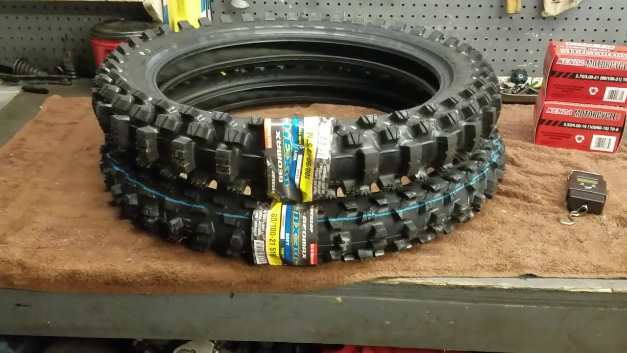 1:11 Dunlop Geomax MX34 Review. Shop and track test. Both front & rear on our Motocross Dirt bikes