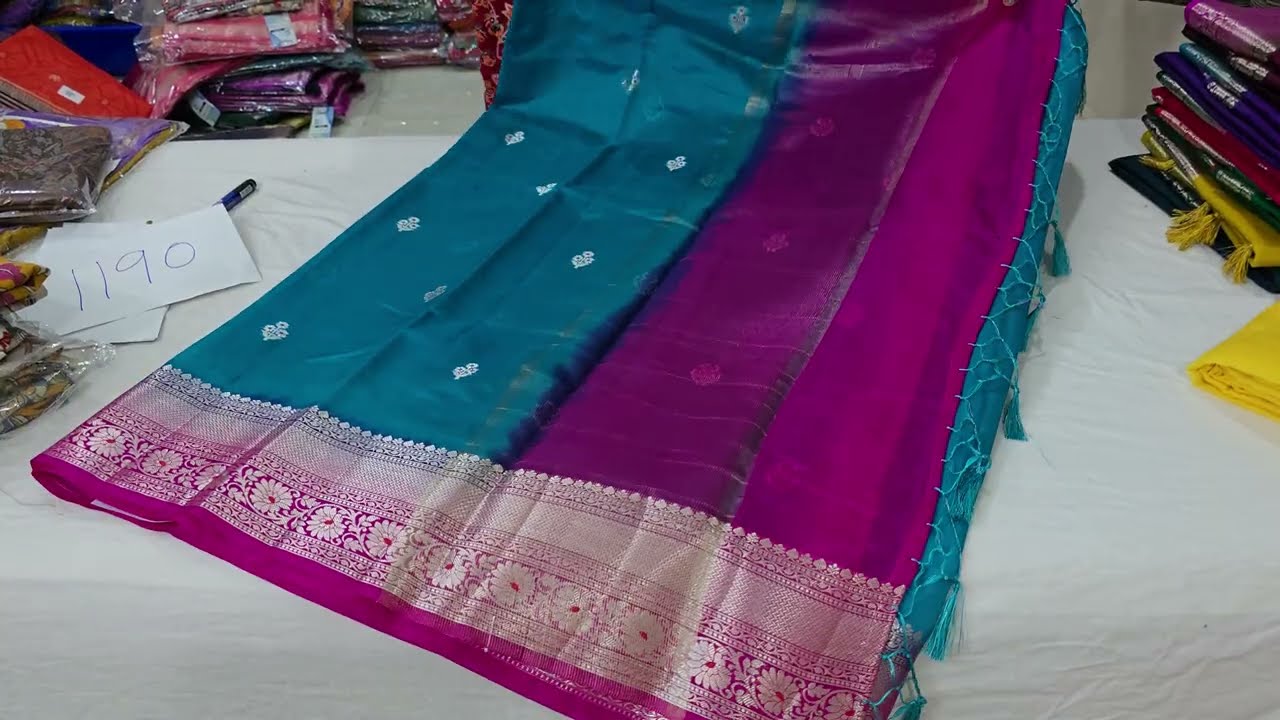 💥Wom silk sarees ✨️Sri pujya designs 9642963150 ||