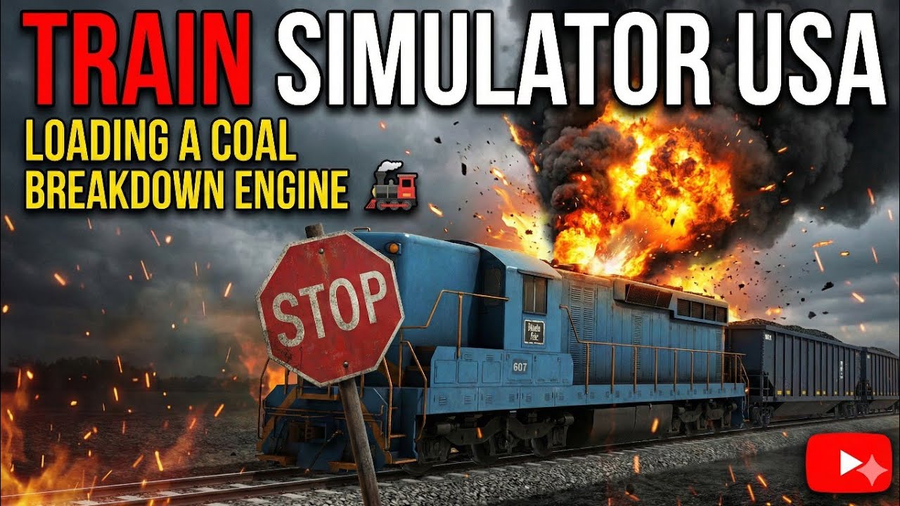  #2 Train simulator USA Breakdown engine 🚂 