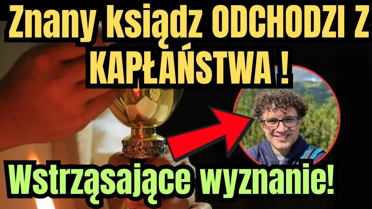 KOŚCI&Oacute;Ł W SZOKU!Znany ksiądz rezygnuje z kapłaństwa!