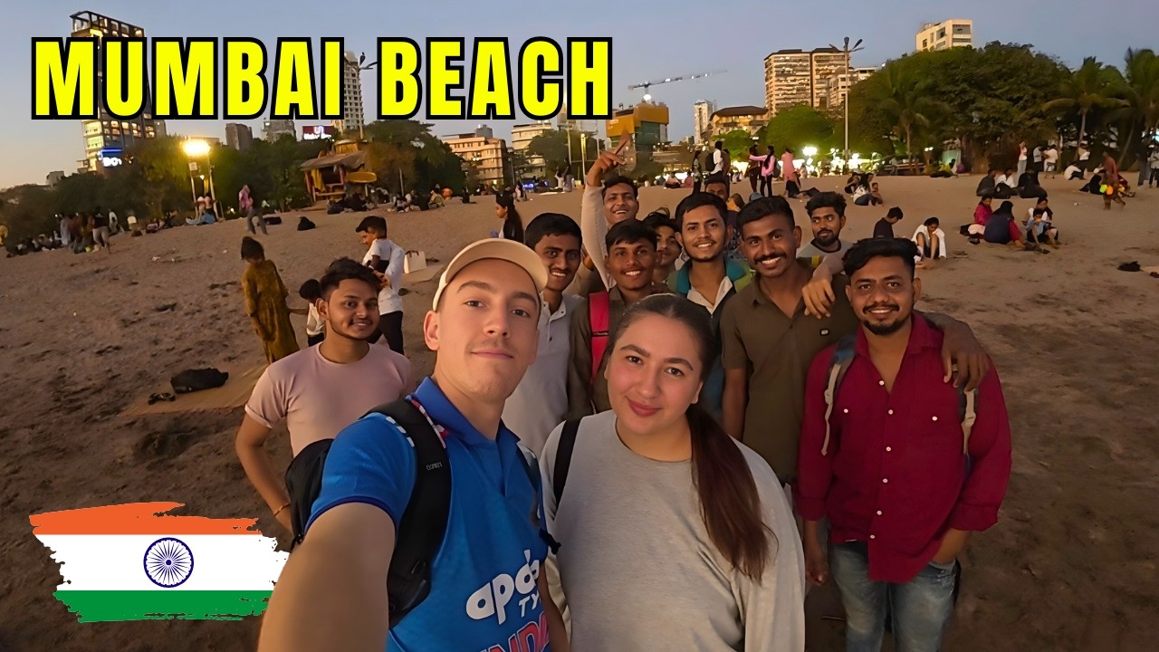 Hanging Out With Locals At Mumbai's Beach 🇮🇳